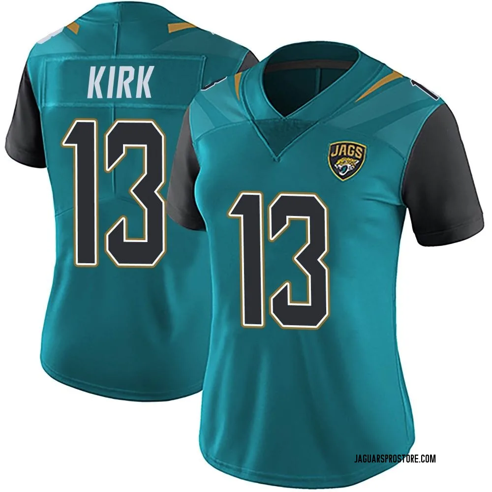 Women's Limited Christian Kirk Jacksonville Jaguars Teal Vapor Untouchable Team Color Jersey